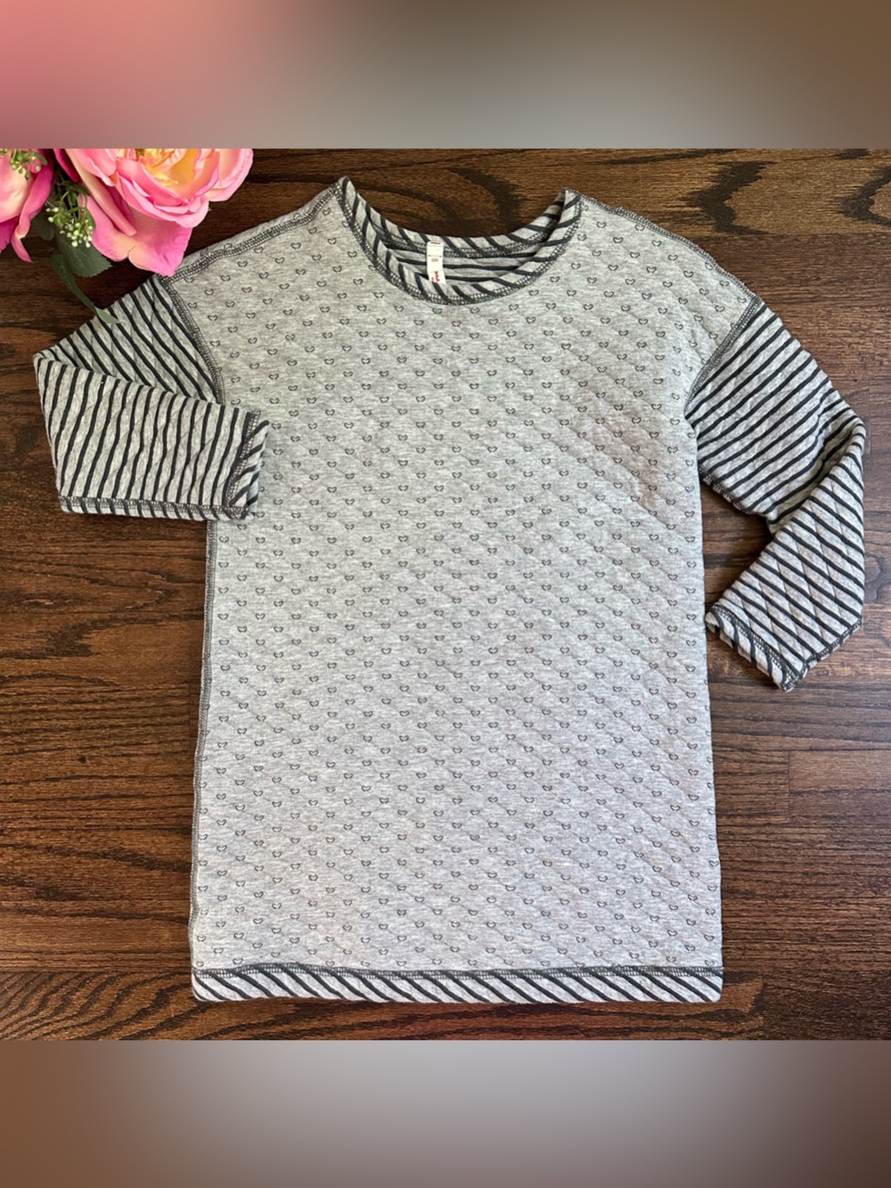 Hanna Andersson Reversible quilted dress, size 120/6-7US